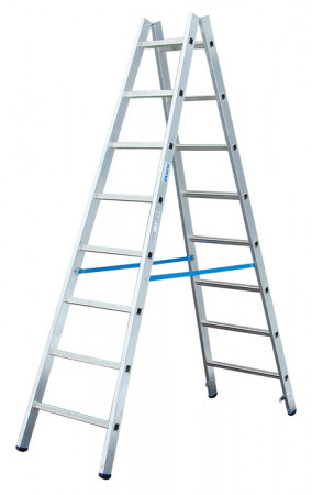 Alu-Sprossenstehleiter KRAUSE 2 x 6