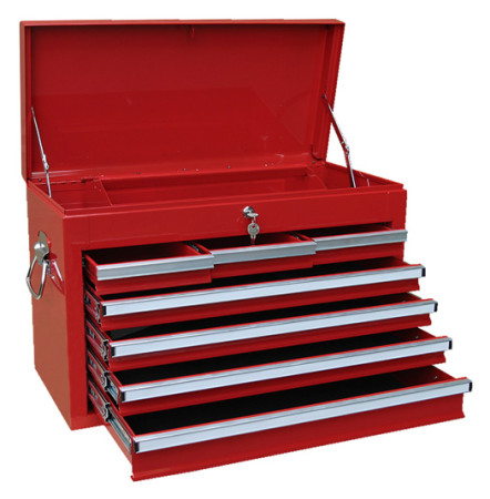 Werkzeugkasten MOSER 7 Laden, leer, rot 