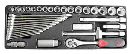 Werkzeugsatz Steckschlüssel 3/8" 36-tlg. 